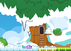 Fantasiant hero facing hazards and traps