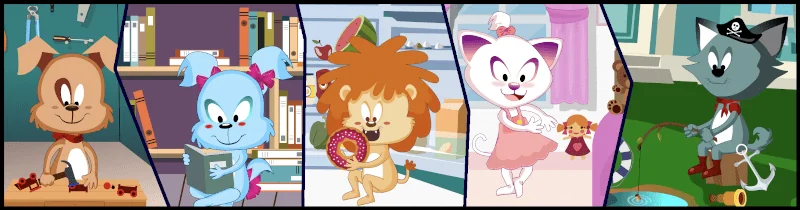 Personnages Tiny Story